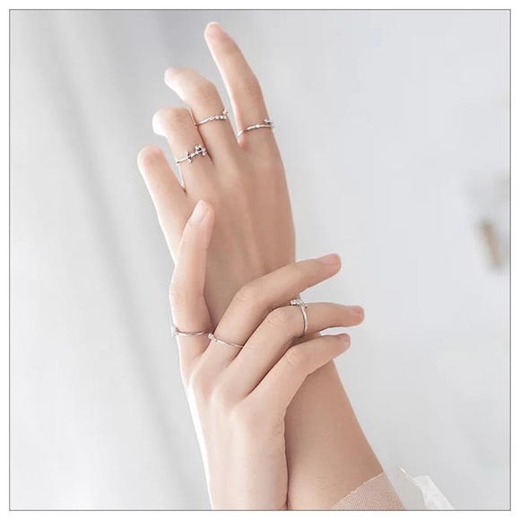 ZODIAC Star Constellation Silver Adjustable Ring - Picture 5 of 8